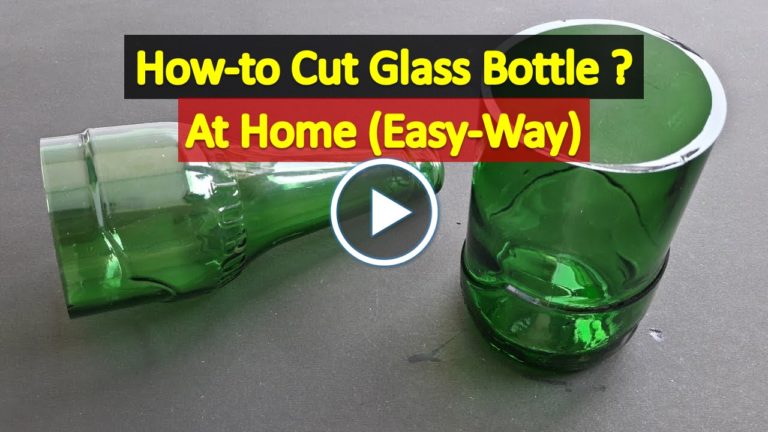 How to Cut Glass Bottle, How to Cut Glass Bottle at Home, glass bottle, green glass bottle, beautiful glass bottle crafted glass bottle, cut glass bottle at home