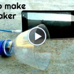 How to Make a Speaker Using Plastic Bottle, home made speaker, plastic bottle speaker