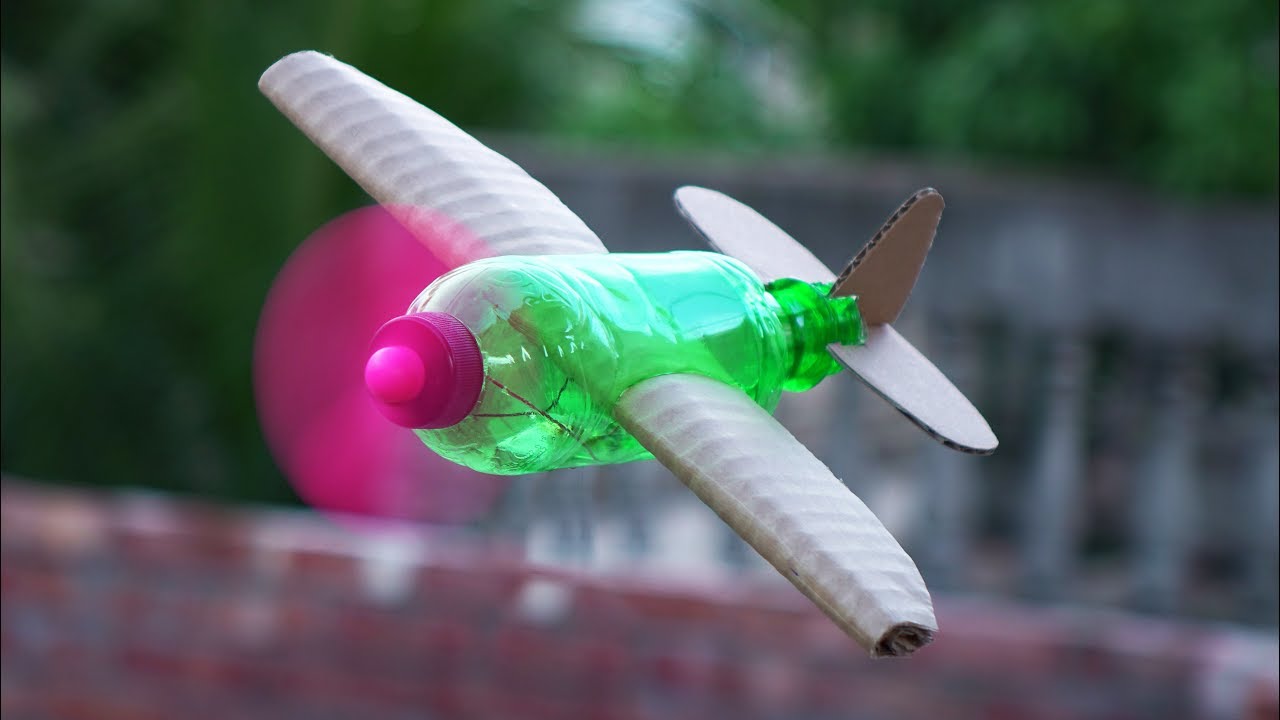 Flying Airplane, home made airplane, 