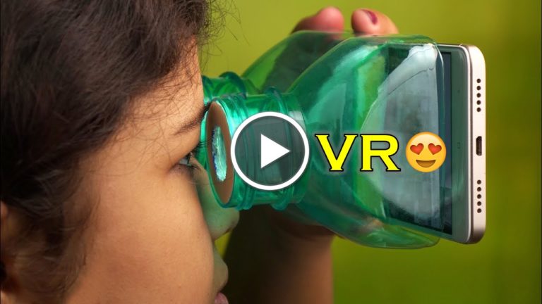 Make a Smartphone VR using Plastic Bottle, homemade virtual reality, vr headset, best vr headset, make vr headset at home, plastic bottle vr headset, smartphone vr,