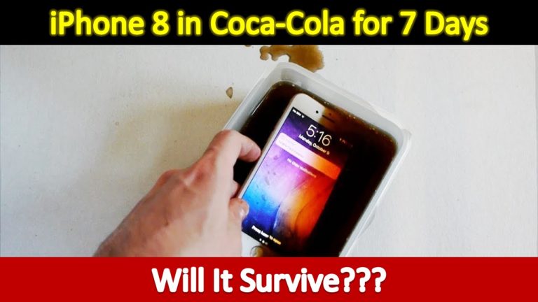 iPhone 8 for 7 Days in Coca-Cola, iphone 8 coca-cola test, iphone 8 in coca-cola for 7days, iphone 8, techrax