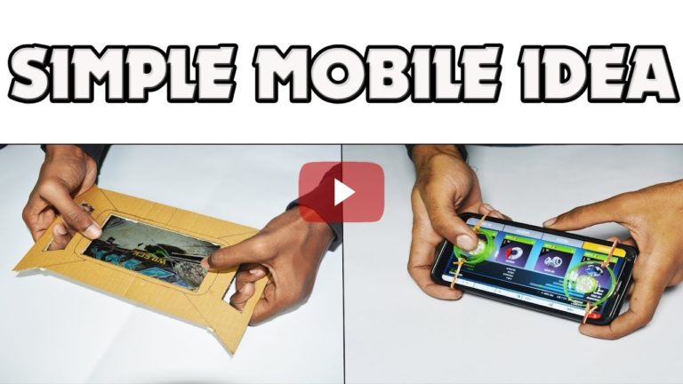 Make Cool Smartphone Joystick, mobile joystick, homemade joystick, joystick for smartphone, gaming joystick for smartphone