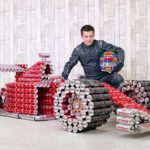 DIY Coca Cola F1 Racing Car from Cans